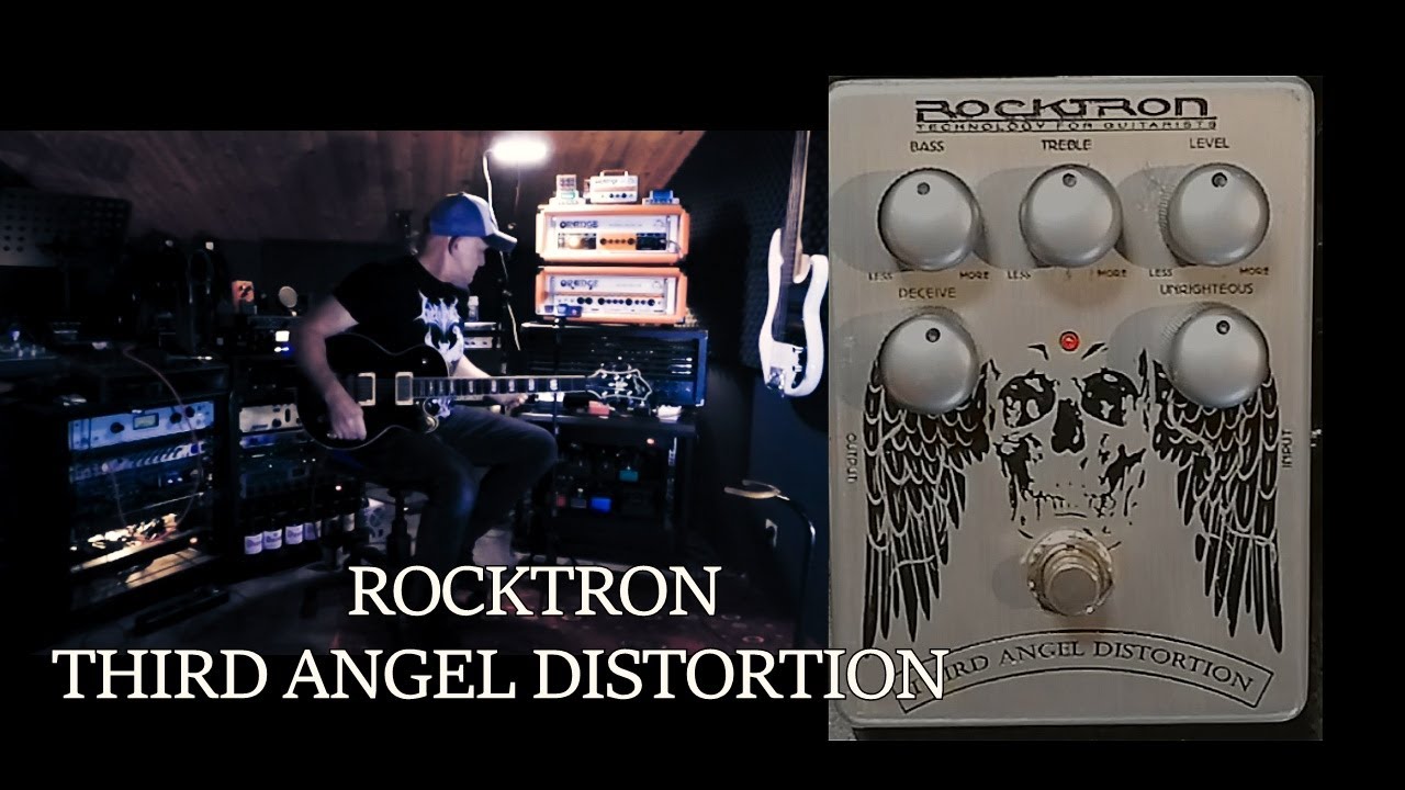 ROCKTRON THIRD ANGEL DISTORTION [ sound check ]   Power chords & Heavy tone !