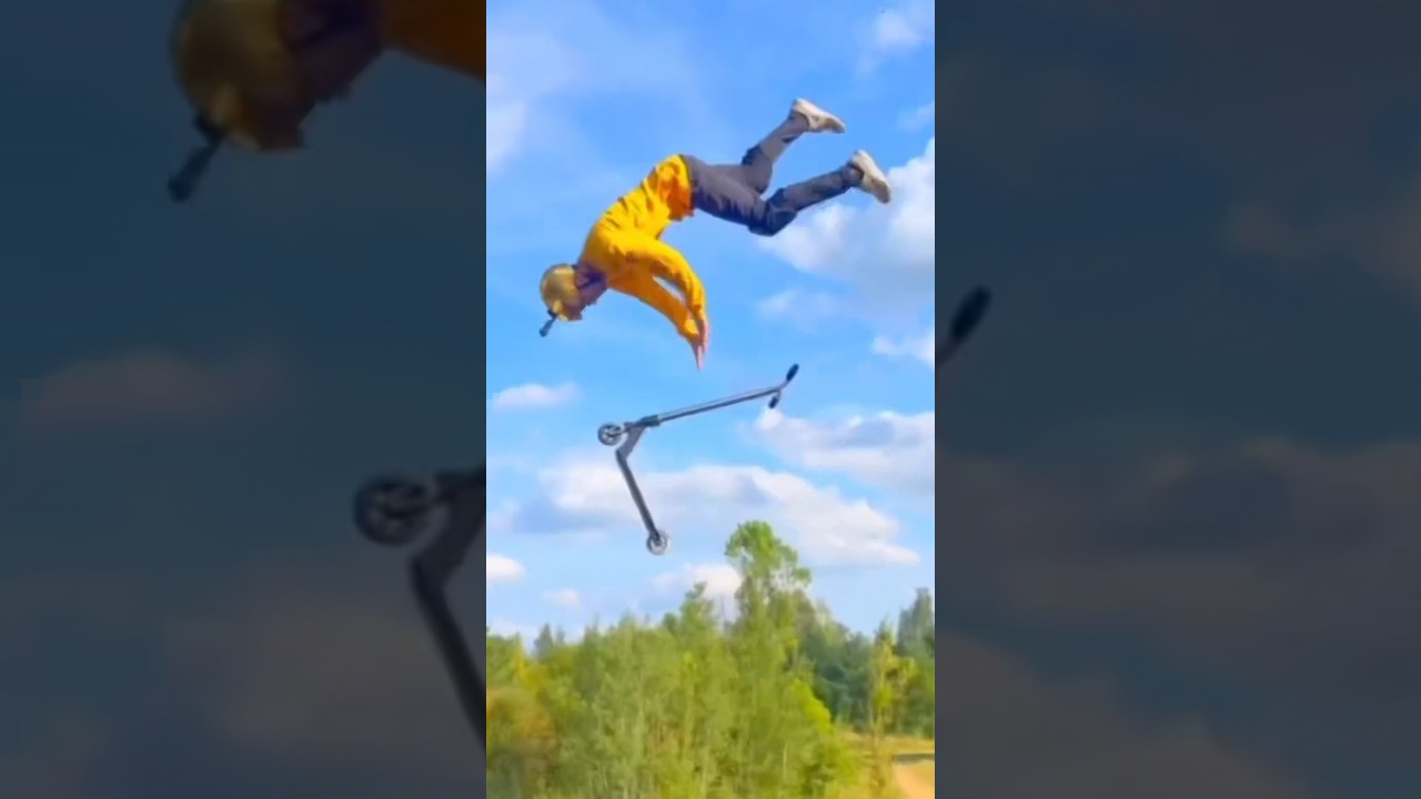 Легко ли кататься на самокате? Часть 1
