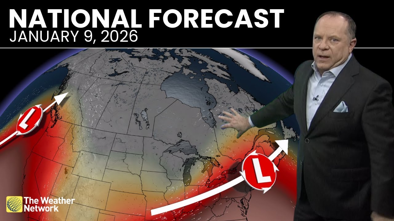 Canada's National Forecast - January 9, 2026 | #WeatherAM