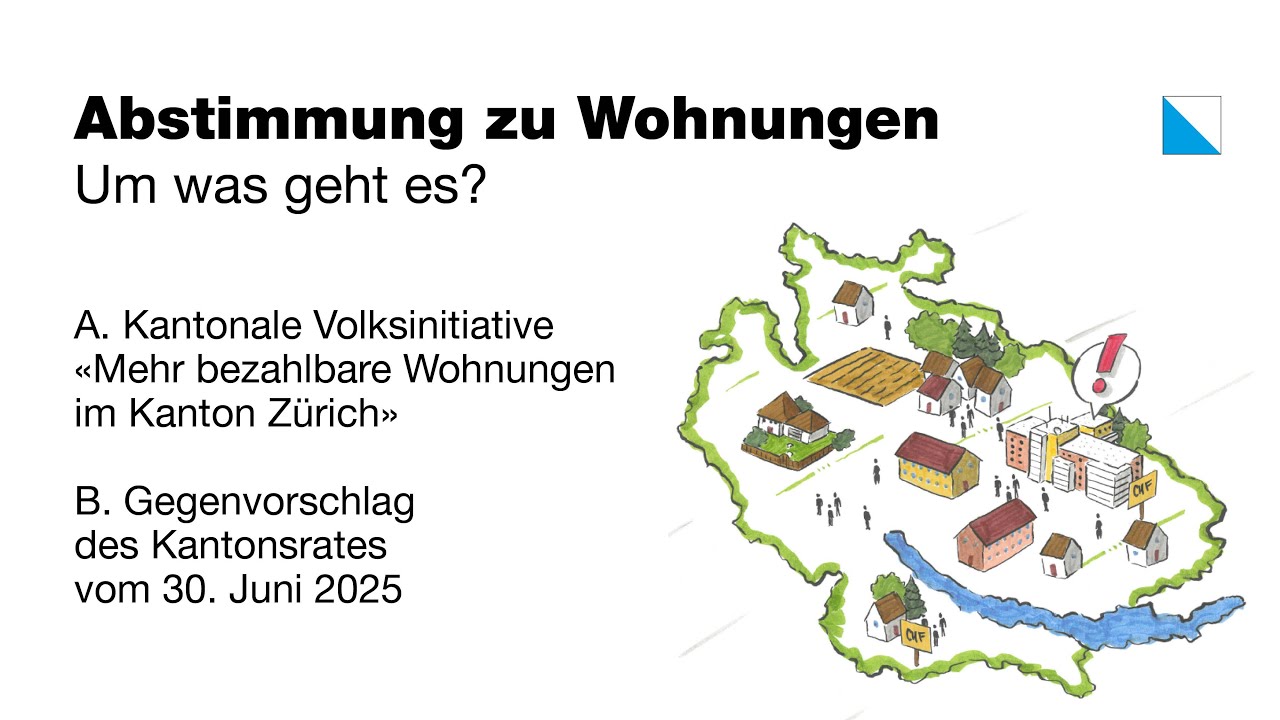Abstimmung vom 30.11.25: Wohnungen (Initiative & Gegenvorschlag)