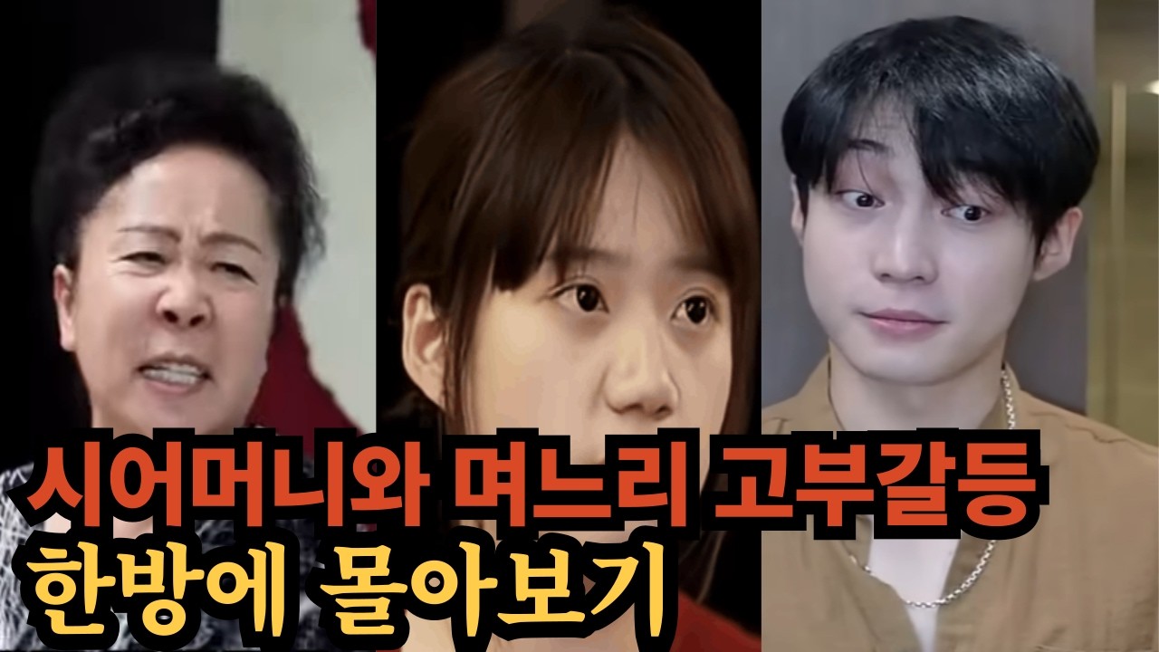 막장 시어머니와며느리의 고부갈등 드라마 몰아보기