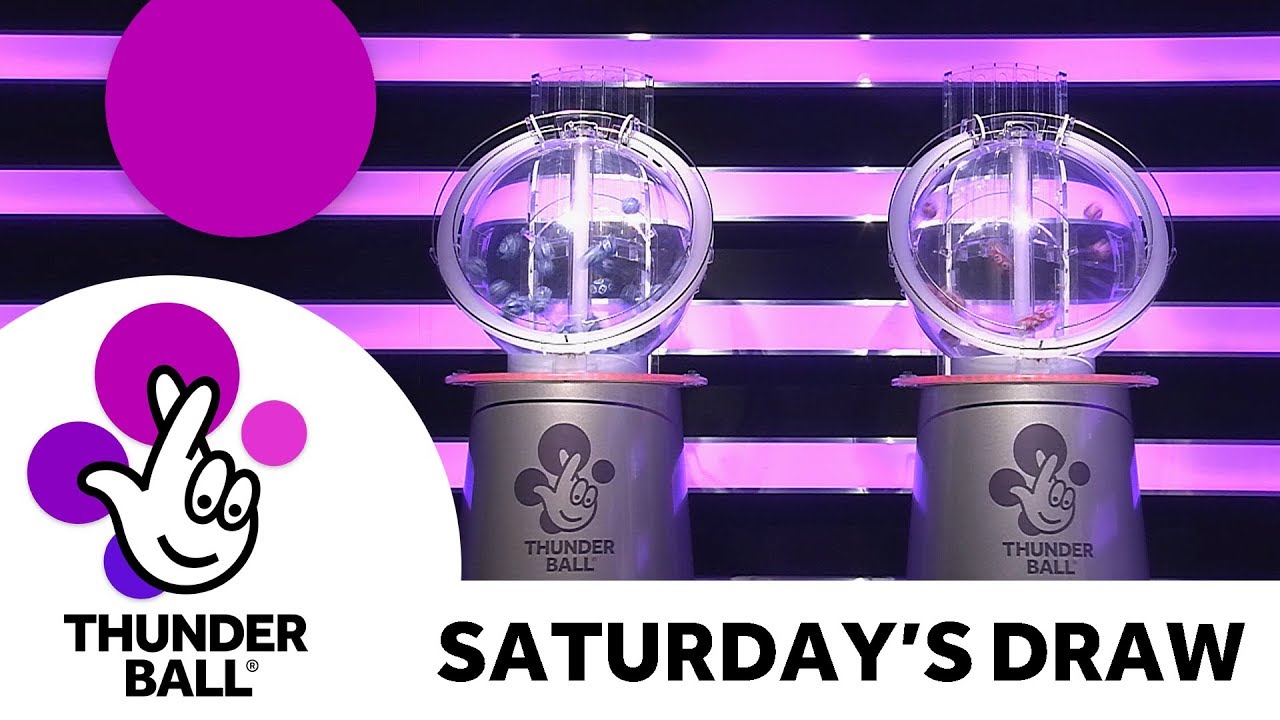 The National Lottery &lsquo;Thunderball&rsquo; draw results from  Saturday 12th May 2018