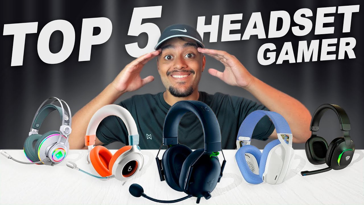 TOP 5 MELHORES Headset Gamer BOM e BARATO Custo-Benef&iacute;cio 2026 (&Aacute;udio e Microfone INCRIVEL)