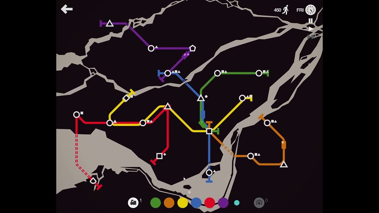 Mini Metro - Montreal Map [8]
