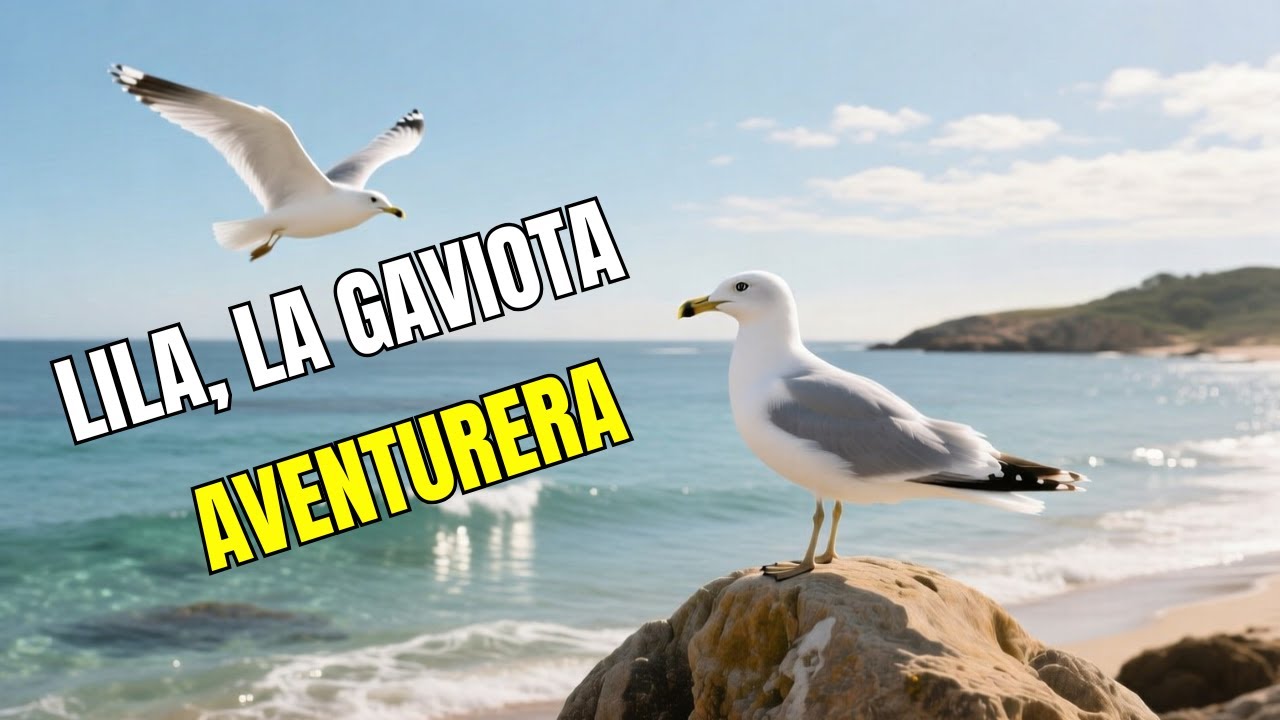 LILA, la GAVIOTA AVENTURERA. #gaviota #aventura #cuentosinfantiles #magia #amistad #aprenderjugando