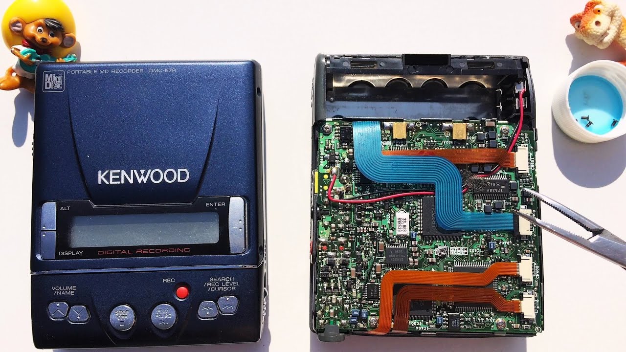 Kenwood DMC-E7R MiniDisc Walkman MD Minidisk Vintage audio recording Test