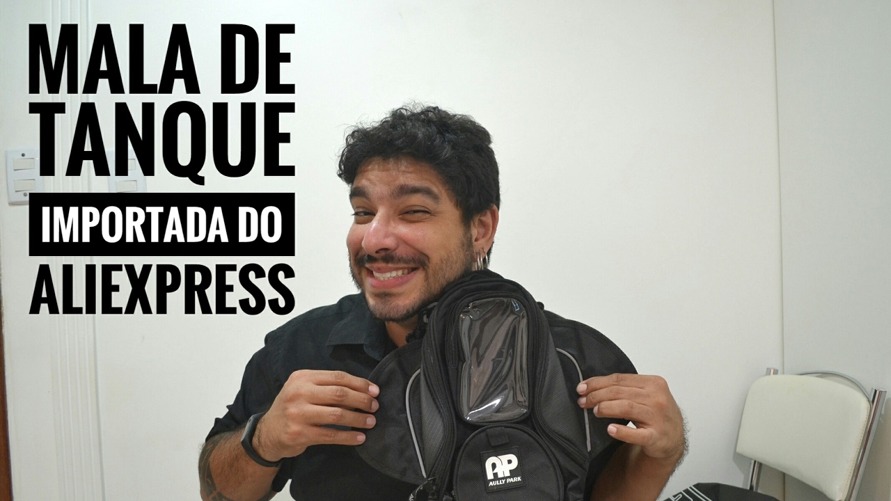 Review Mala de Tanque Aully Park Importada do Ali Express