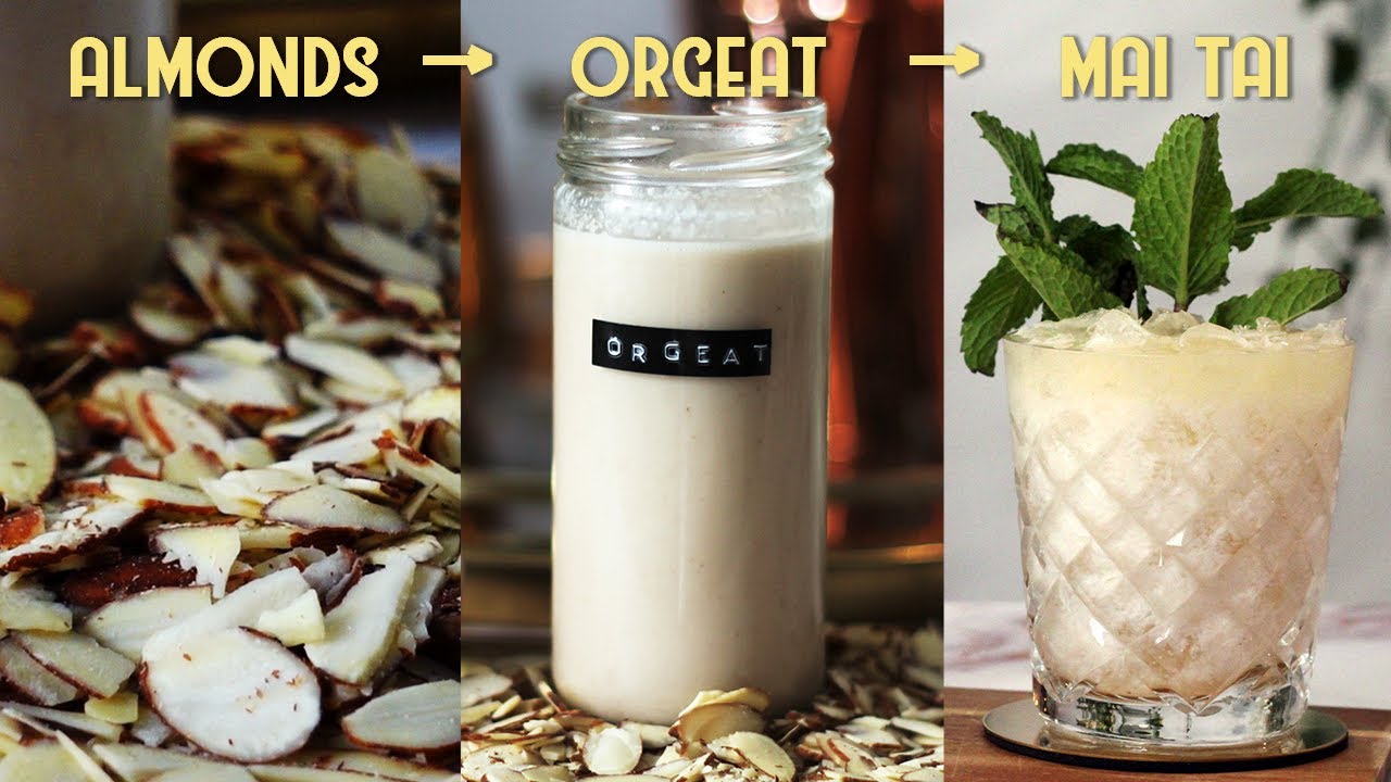 How To Make Orgeat -  Silky Almond Syrup For Mai Tai and Tiki Cocktails