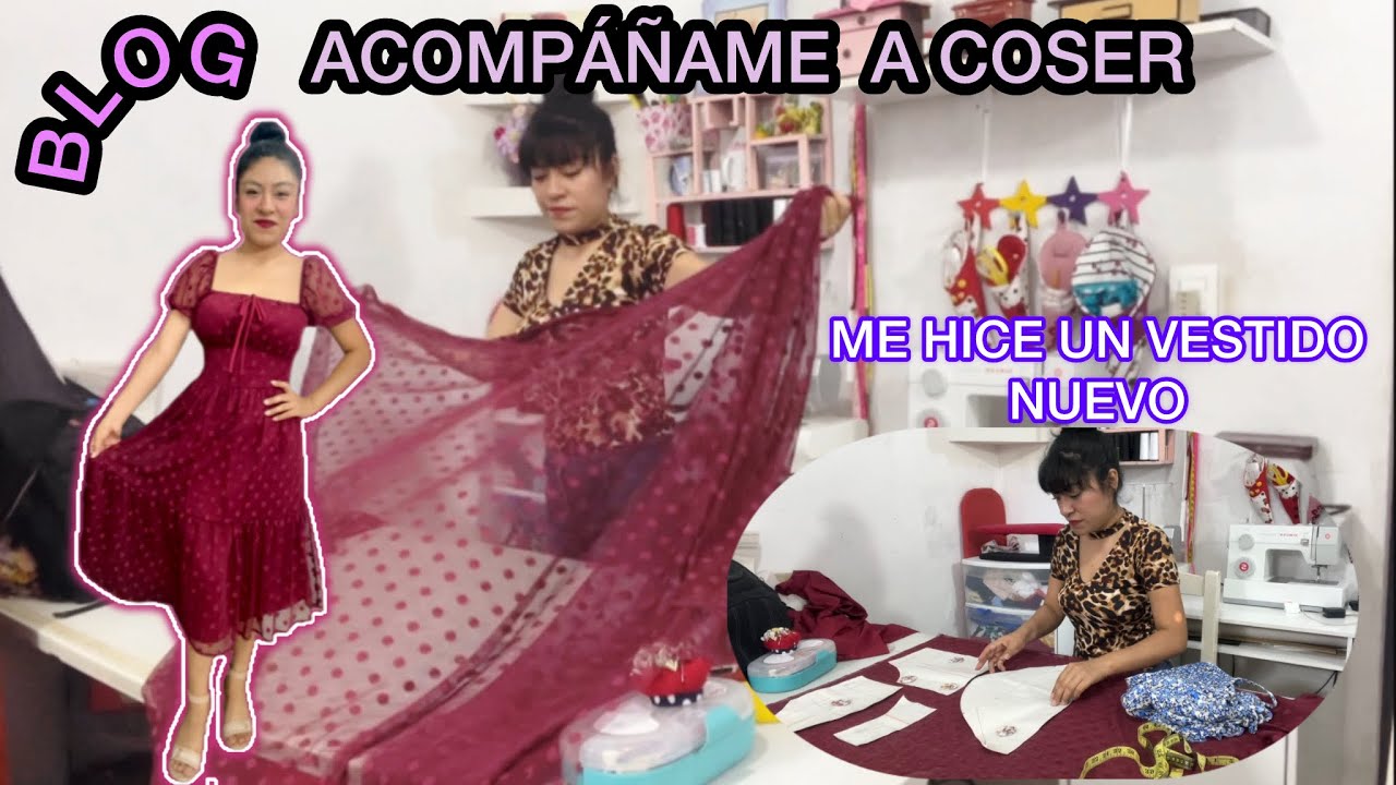 #blog ME HICE UN LINDO VESTIDO PARA IR A LA IGLESIA 🥰 |fue muy DIFICIL| |ACOMPAÑAME A COSER| 🧵🪡