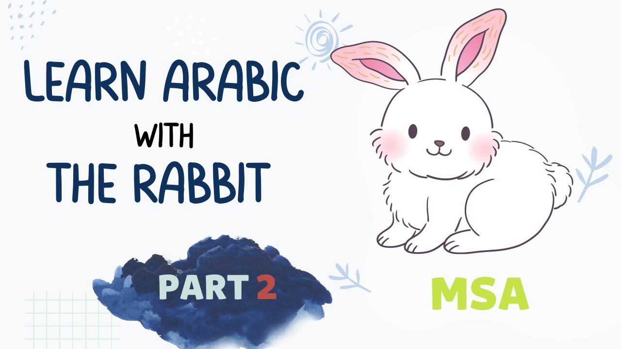 MSA | ARABIC FOR SUPER BEGINNERS  (The Rabbit 2 ) // Learn Arabic with short story