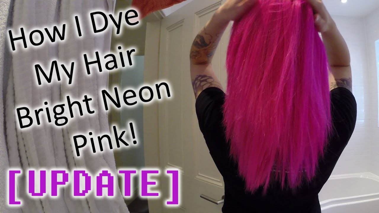 How I Dye My Hair Bright Neon Pink [UPDATED]
