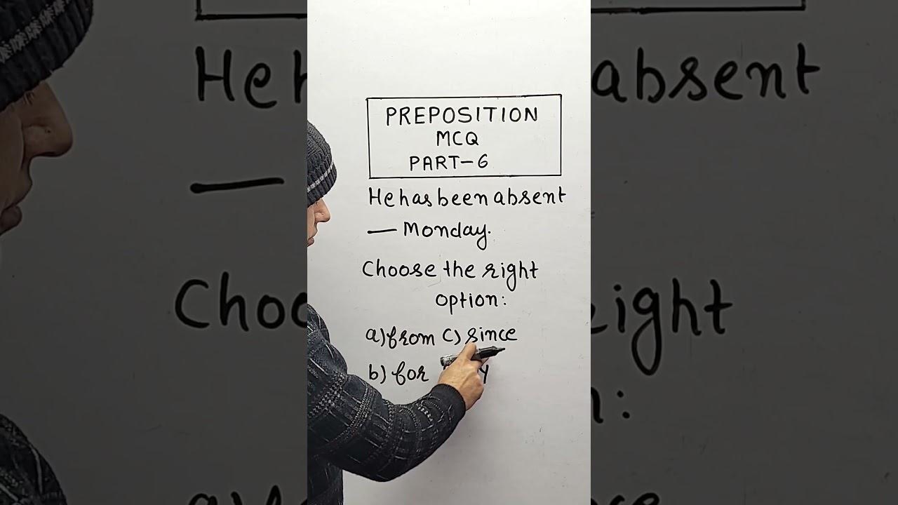 Preposition MCQ Challenge  | Improve English Grammar Fast
