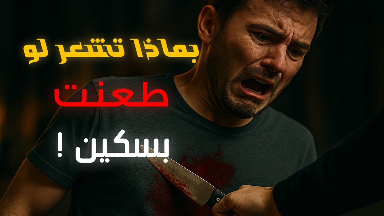 بماذا ستشعر لو شخص طعنك بسكين؟ | قصة واقعيه!