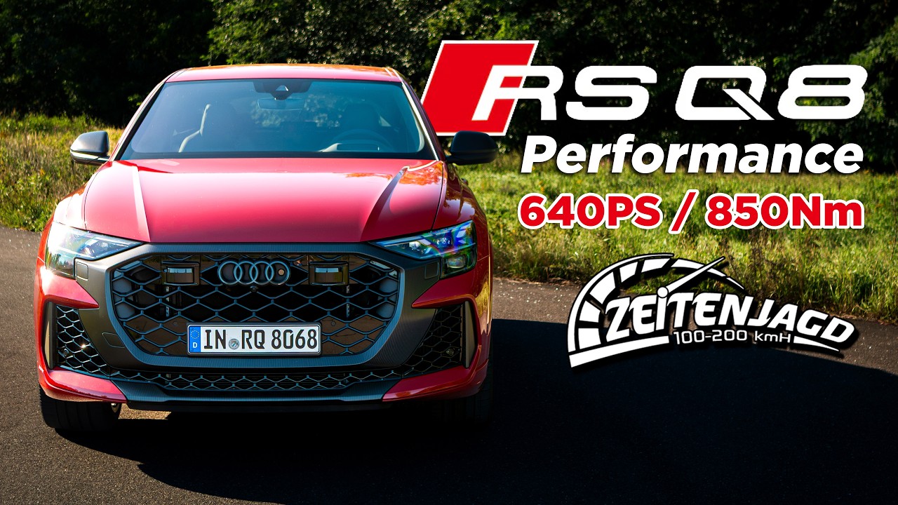 640 PS Wahnsinn 😈🔥 Audi RSQ8 Performance | Zeitenjagd & Sound