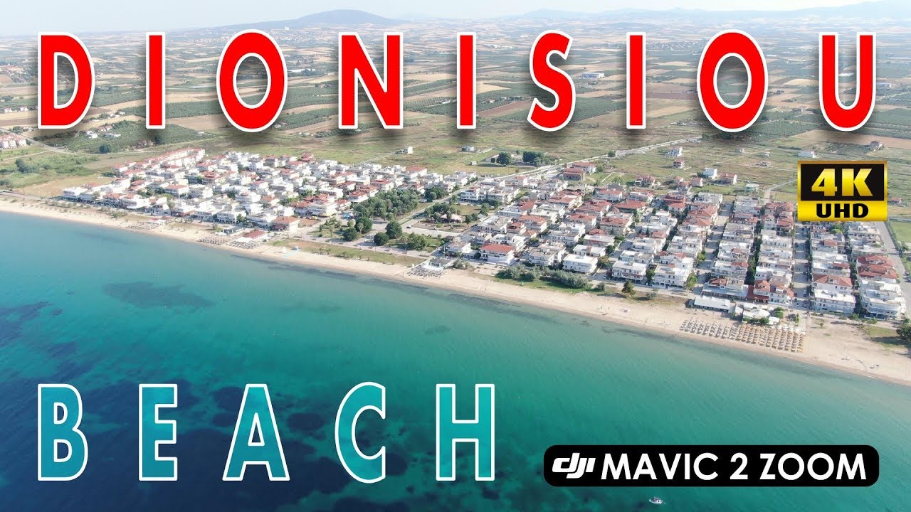 Dionisos or Dionisiou beach - Chalkidiki - Dji mavic 2 zoom