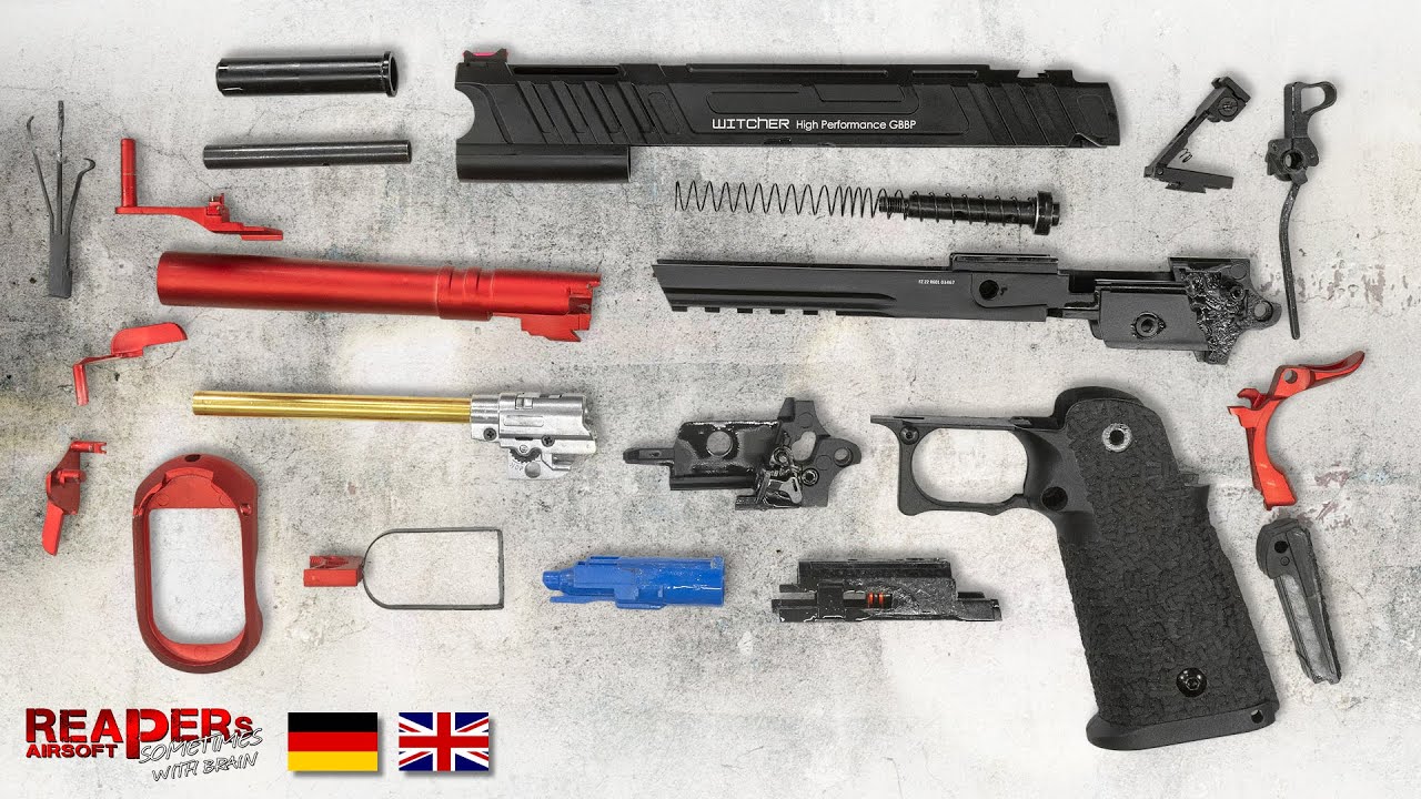 [Tech] HiCapa GBB montieren/assembling (6mm Airsoft/Softair, Army Armament, WE, AW, Marui, KJW) - DE