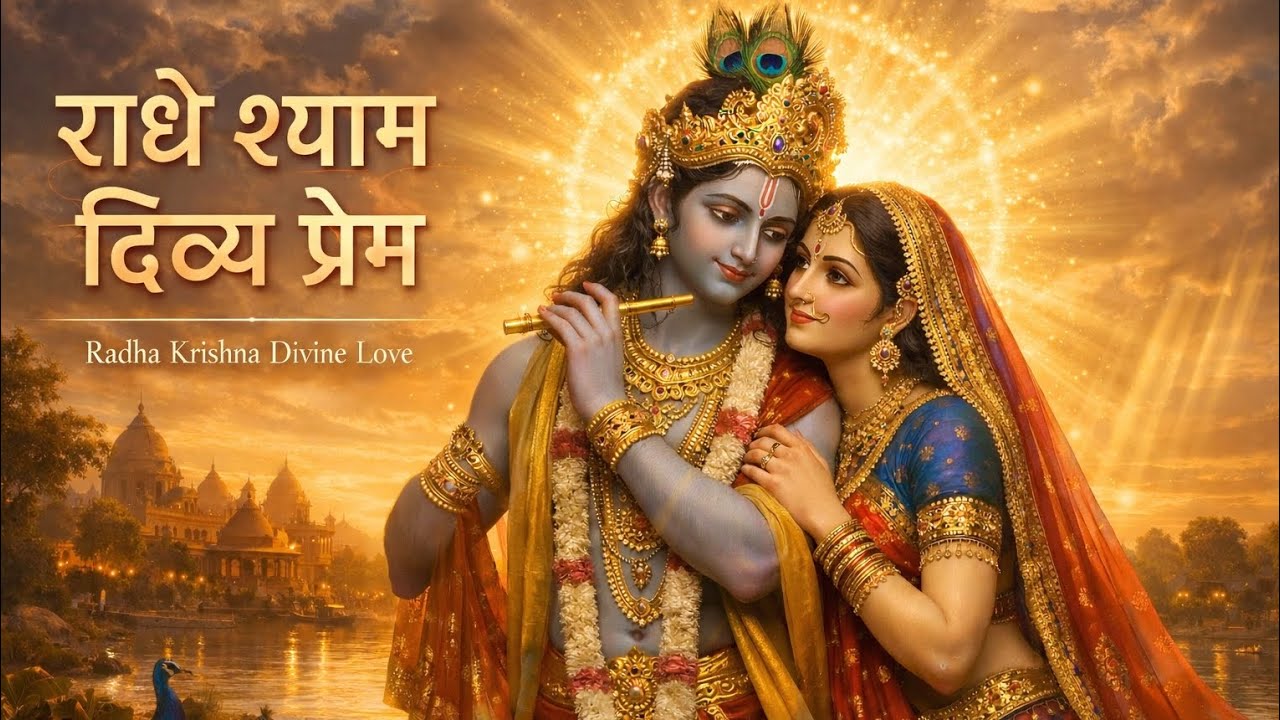 राधे-श्याम दिव्य प्रेम गीत 🙏 | Fast Bhakti Song | Sonu AI