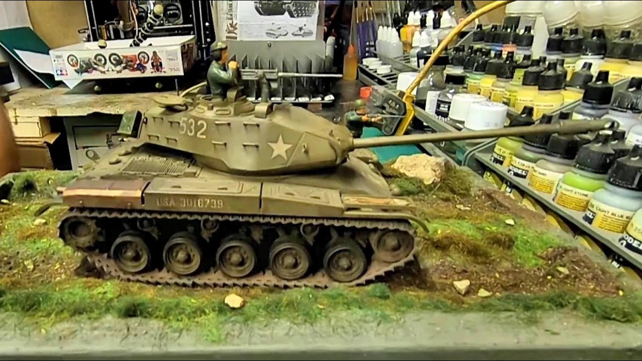Tamiya 1/35 M41 Walker Bulldog U.S. Tank..Full Build & Review.