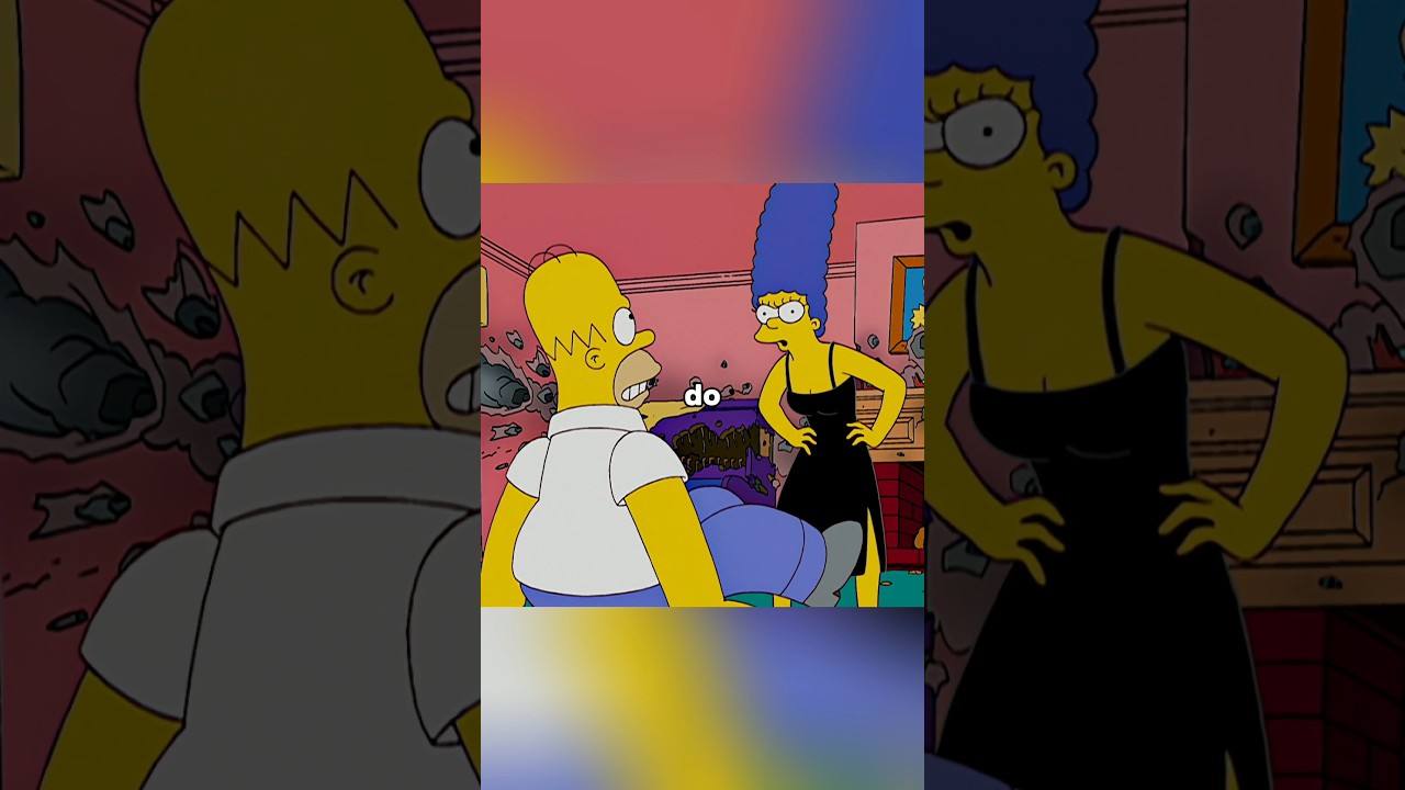 Homer's fight with Marge #simpsons #shorts