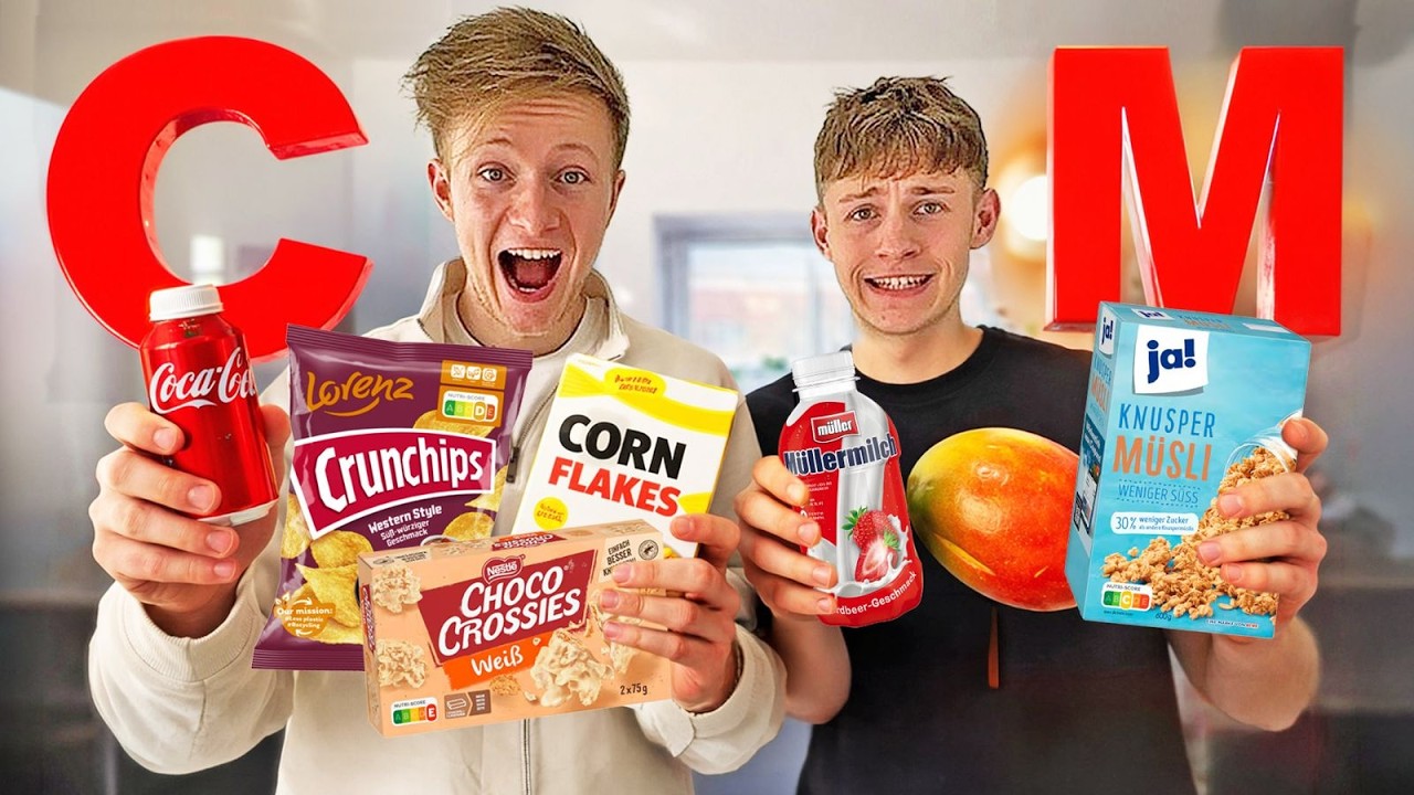 Wir essen 24h nur Lebensmittel mit unseren Anfangsbuchstaben (C & M) 🍕🥤