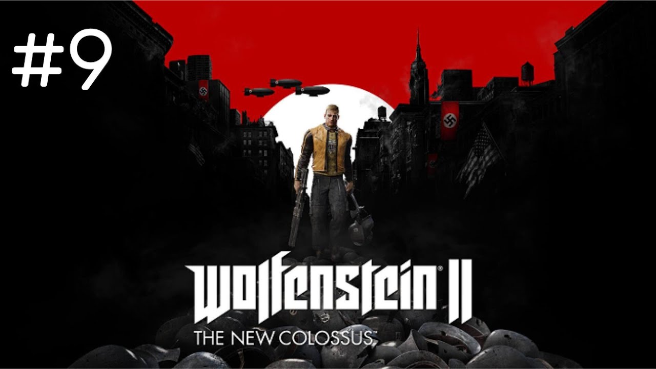 Wolfenstein 2: The New Colossus - Full Game - Part 9 - Meeting Hitler on Venus to film his movie!