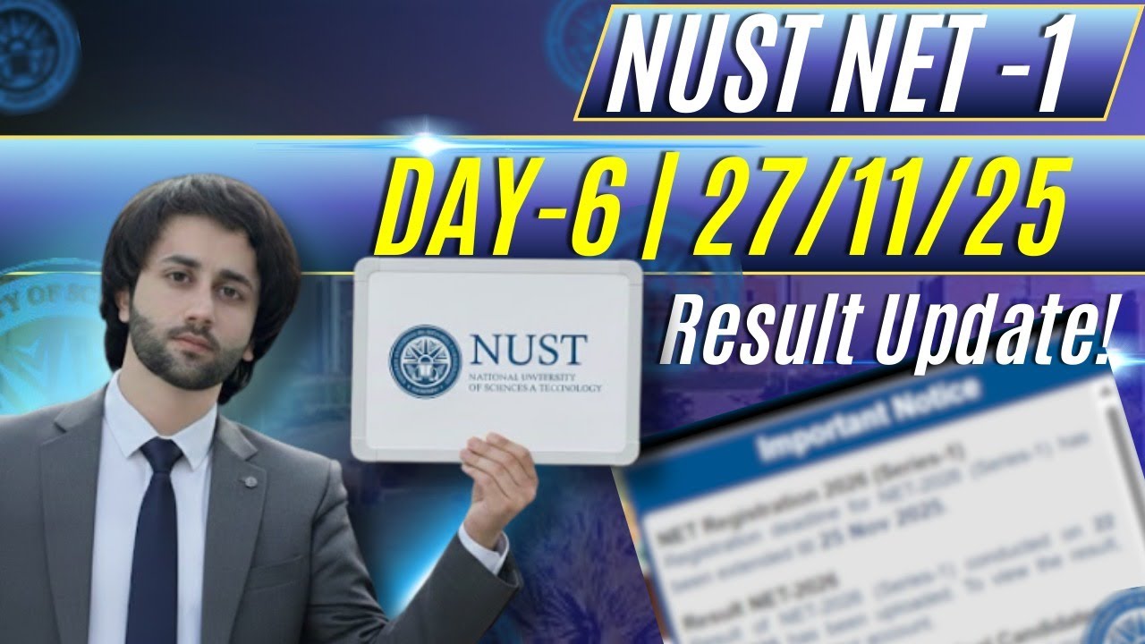 NUST NET 1 27th November Test Result Announced I How to Check NUST NET 1 Result I NUST NET Result