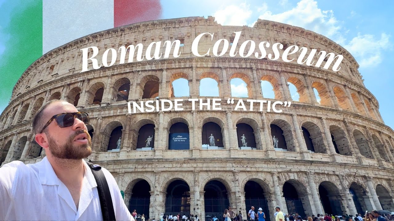 Exploring The Attic in Rome's Colosseum 🇮🇹