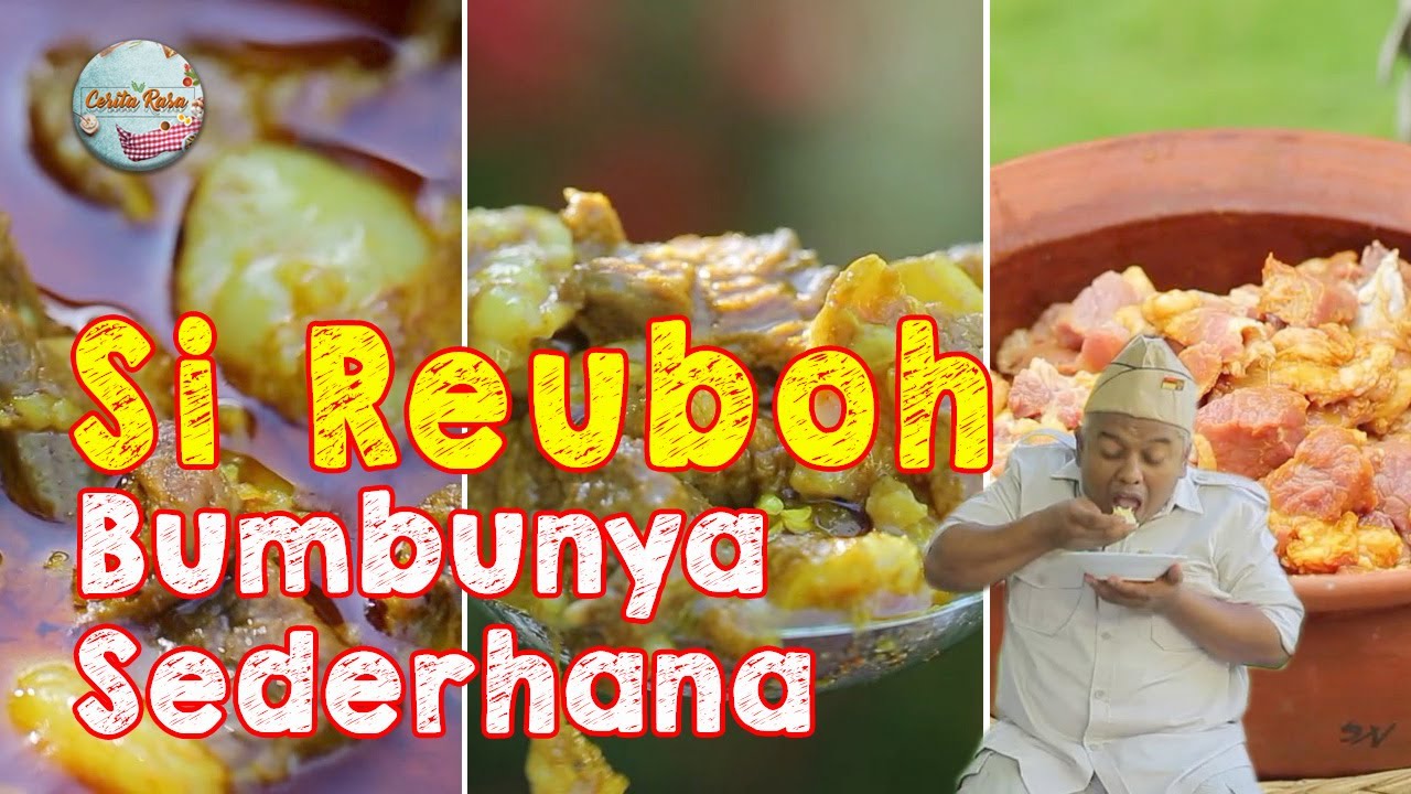 Unik!! Bumbunya Sederhana Tapi Rasanya Nikmat Inilah Si Reuboh Dari Aceh,