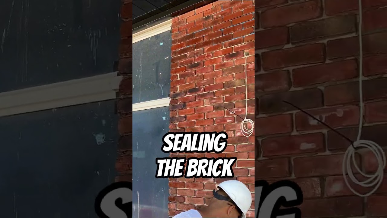 Brick wall sealing