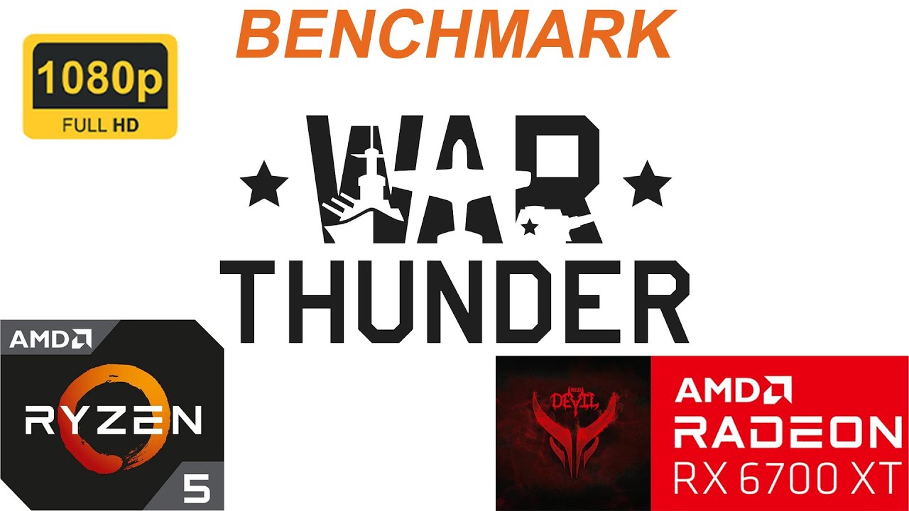 War Thunder | PowerColor RX 6700 XT Red Devil | 1080p