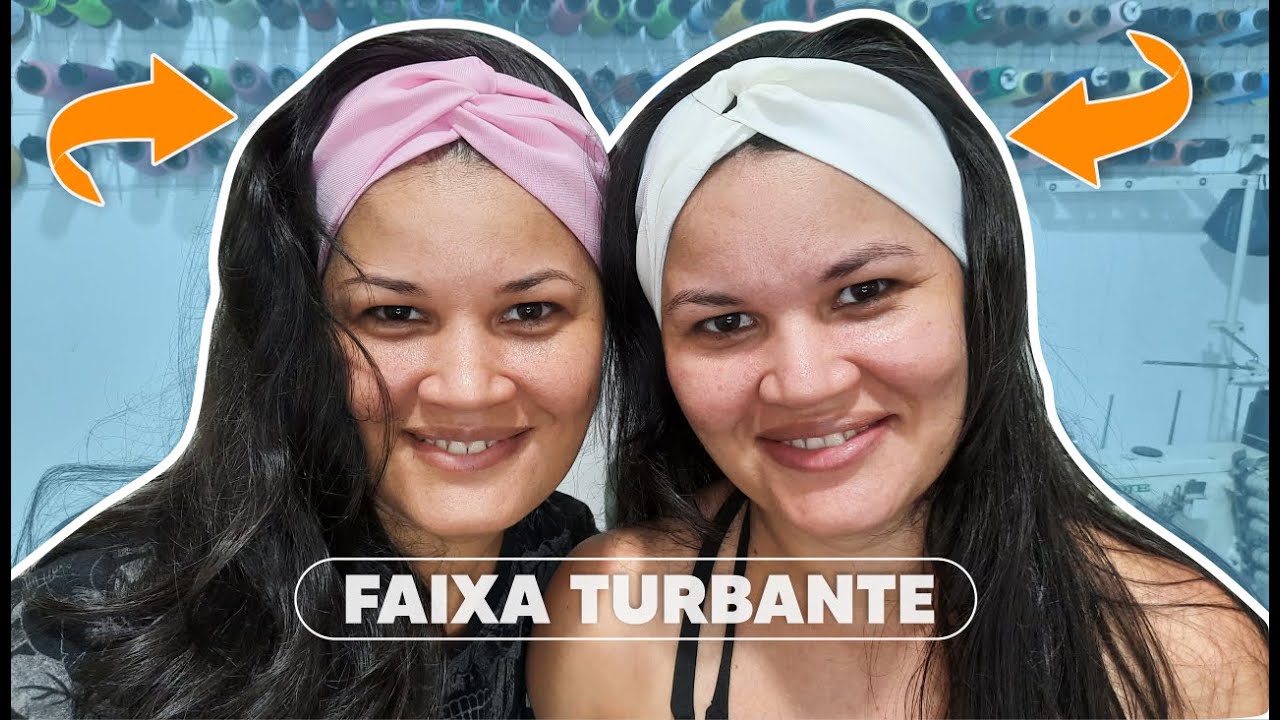 Faixa Turbante: Como Fazer Faixa de Cabelo Turbante [  03 PASSOS ]
