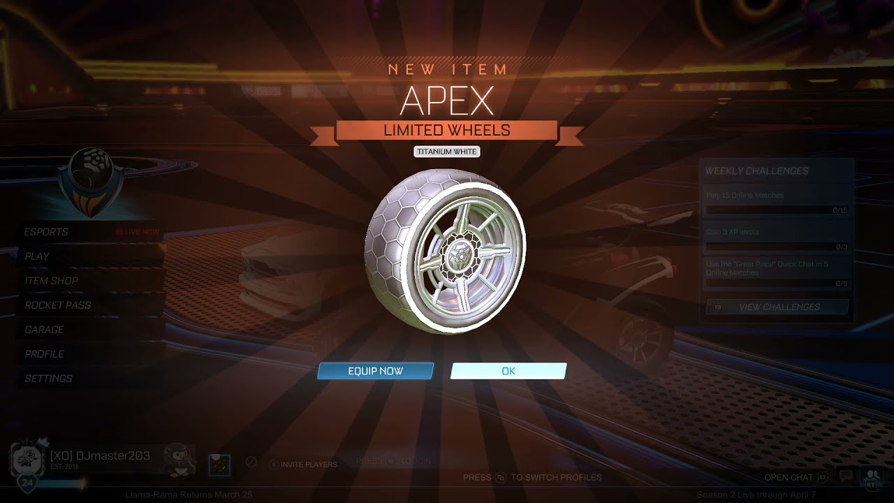 Rocket League Tw Apex! #zenic