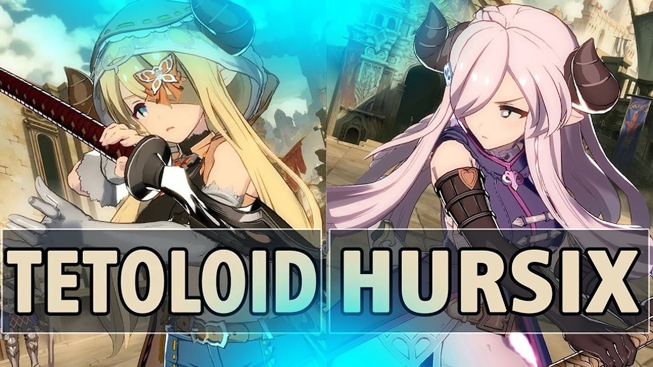 GBVSR:🔥tetoloid (EX Narmaya) Vs hursix (Narmaya)🔥| High Level Gameplay.