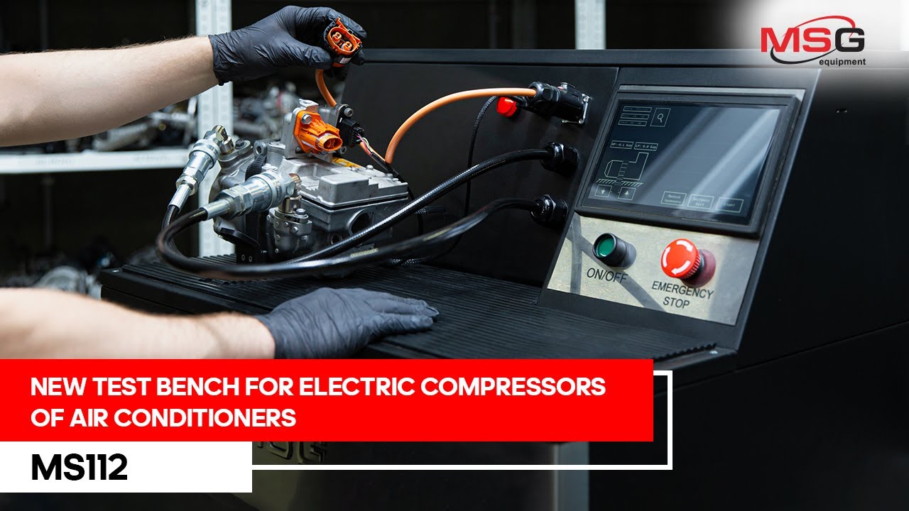 MS112 – TEST BENCH FOR ELECTRIC COMPRESSORS OF AUTOMOTIVE AIR CONDITIONERS