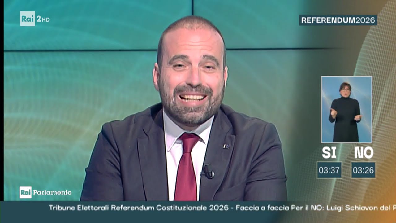 Luigi Marattin a Tribune Elettorali  - Confronti In vista del Referendum del 22 e 23 marzo 2026