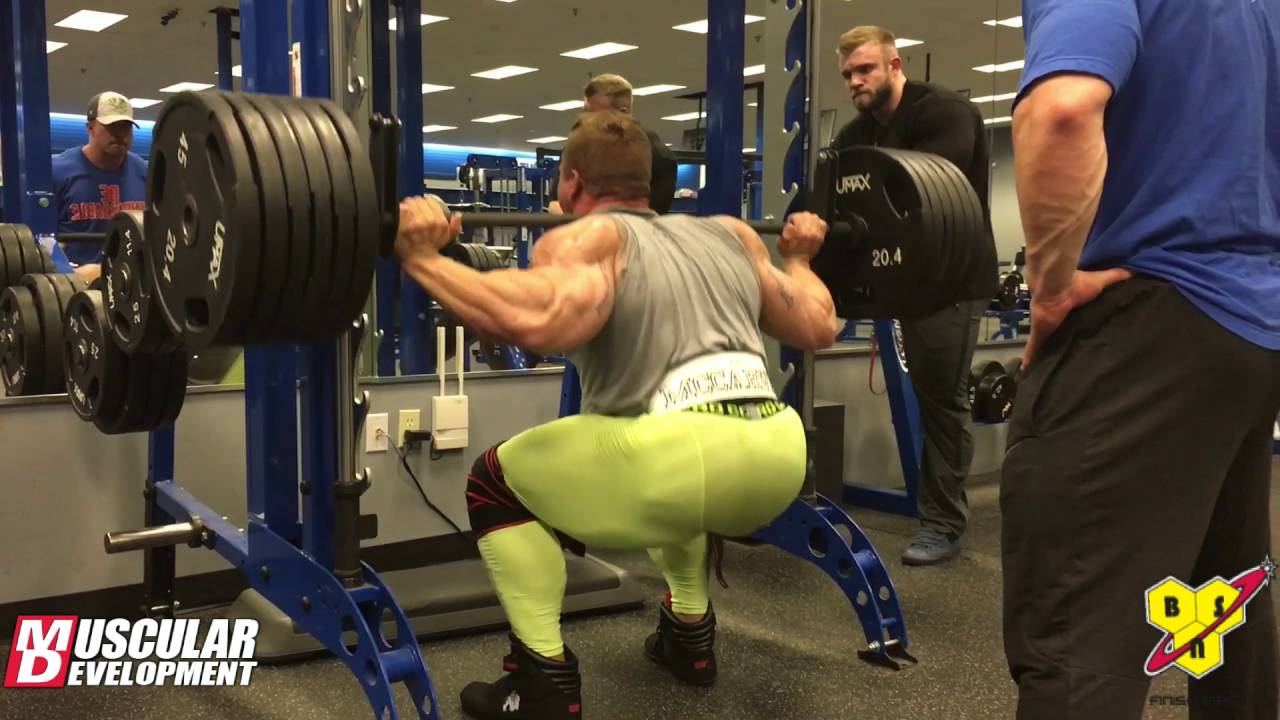 Dallas McCarver's 7.5 Week Out Leg Workout - Quad Focus