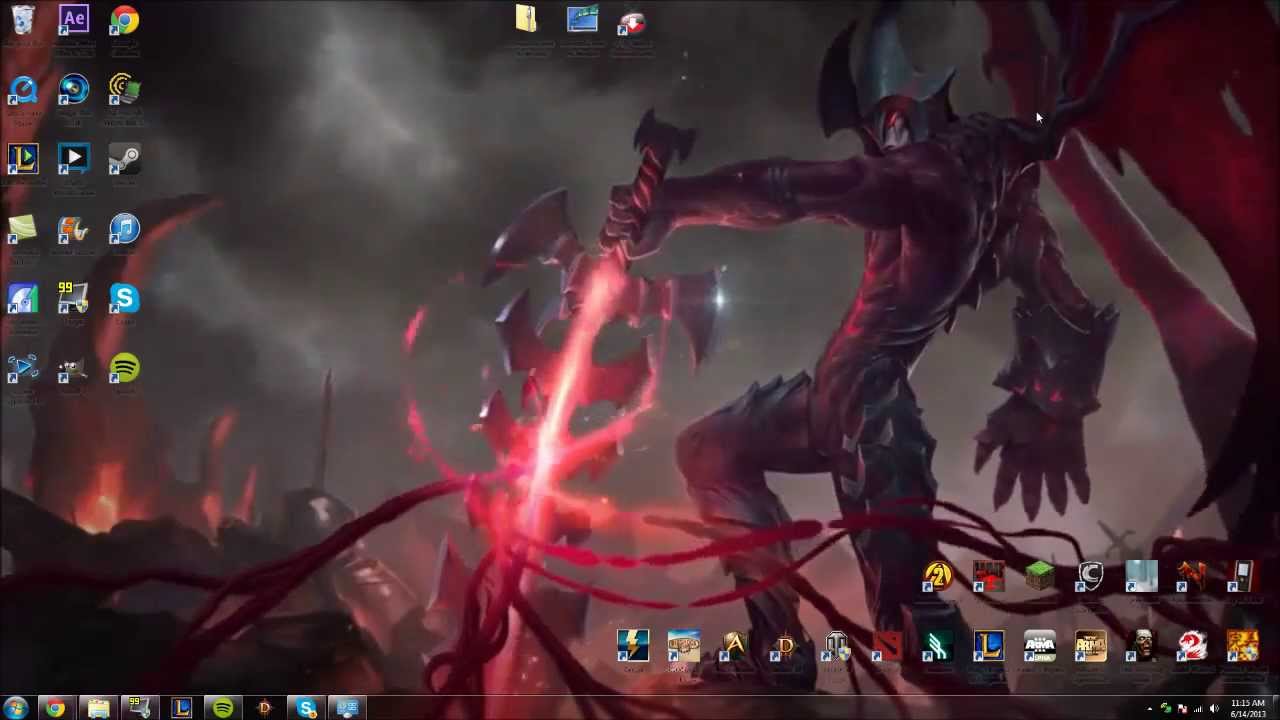 How to make the League of Legends Login Video Your Wallpaper on Windows 7
