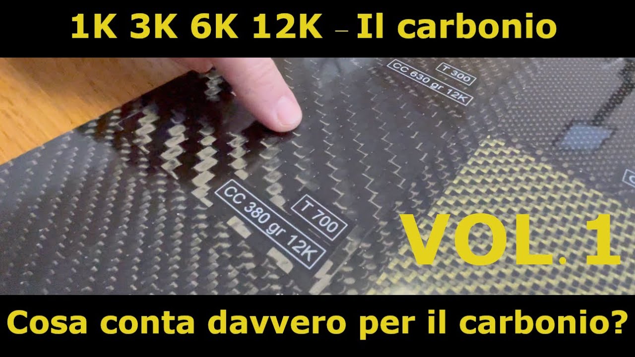 1K 3K 6K 12 K - IL CARBONIO | Ecco cosa conta per davvero nella costruzione del carbonio (Vol. 1)
