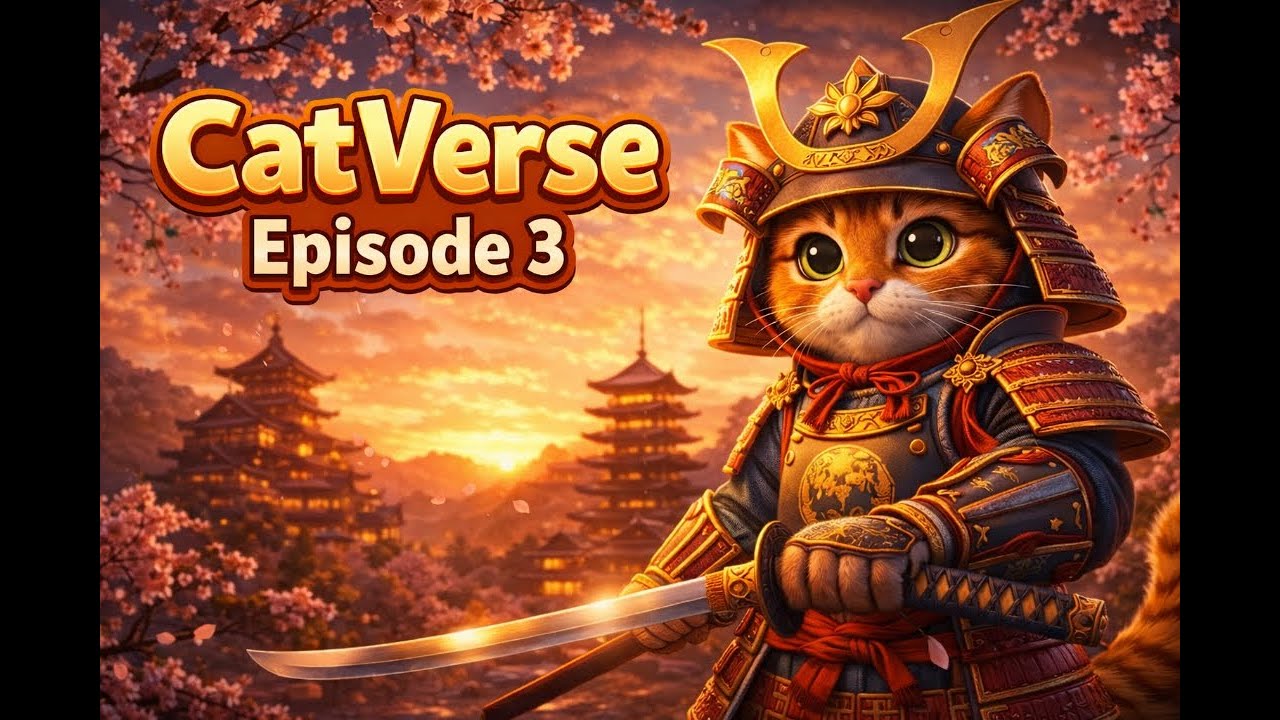 AI Samurai Cat #ai #cat #funnycats