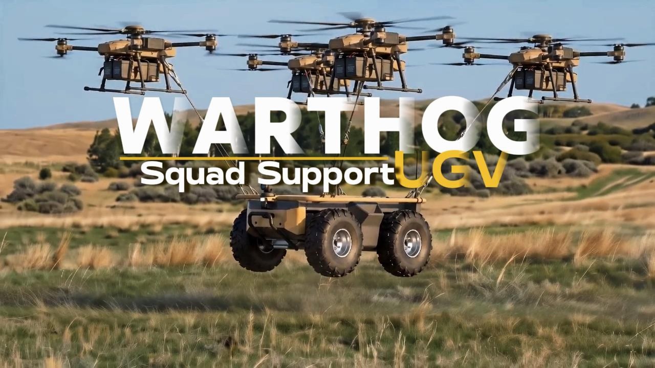 500 kg Payload & 30 km/h Tactical Mobility &ndash; Squad Support UGV is Coming!#ugv #robotics #technology