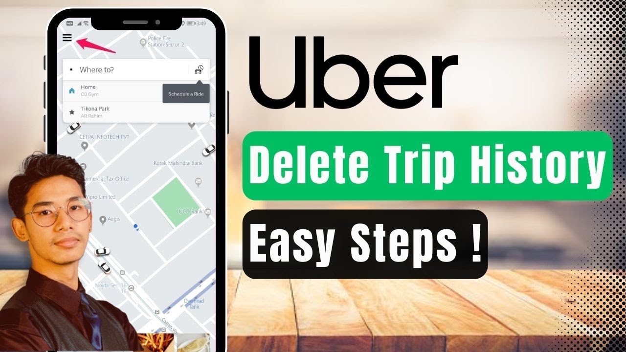 How to Delete Uber Trip History