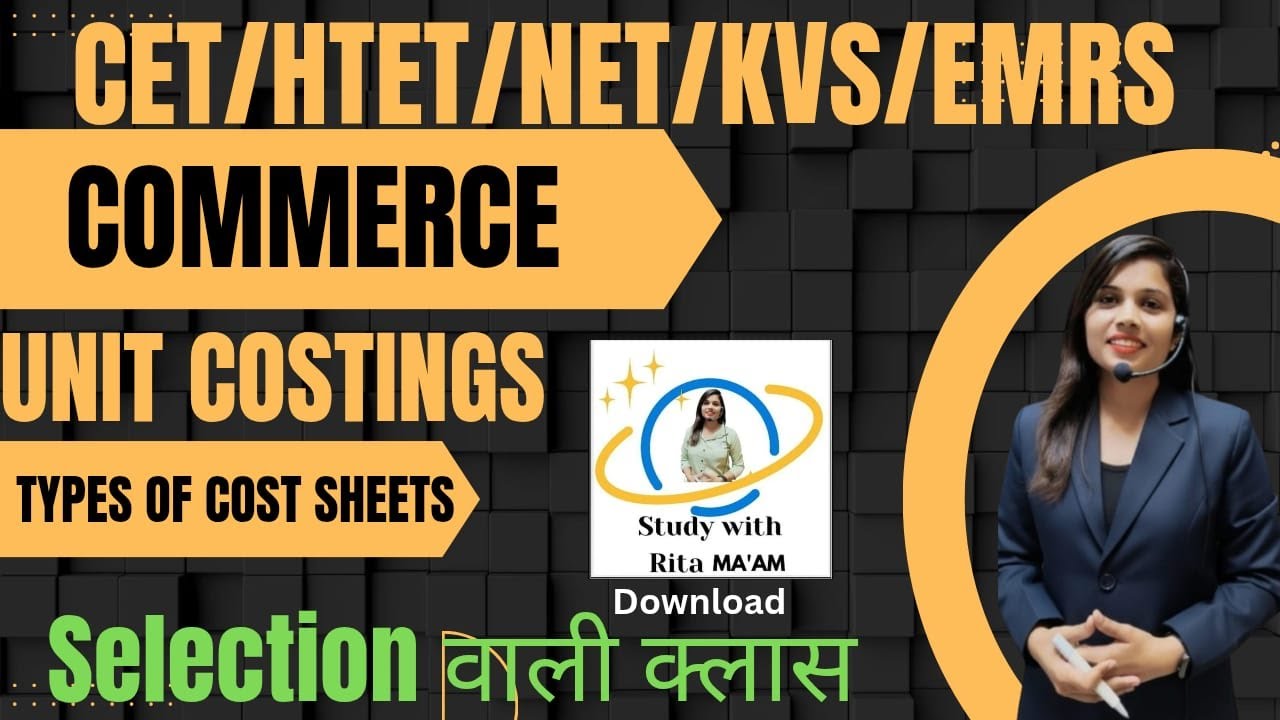 #Cetcommerce #Htetcommerce #CostAccountMerathon #Emrscommerce #kvsCommerce #Methodofcosting #ugcnet 