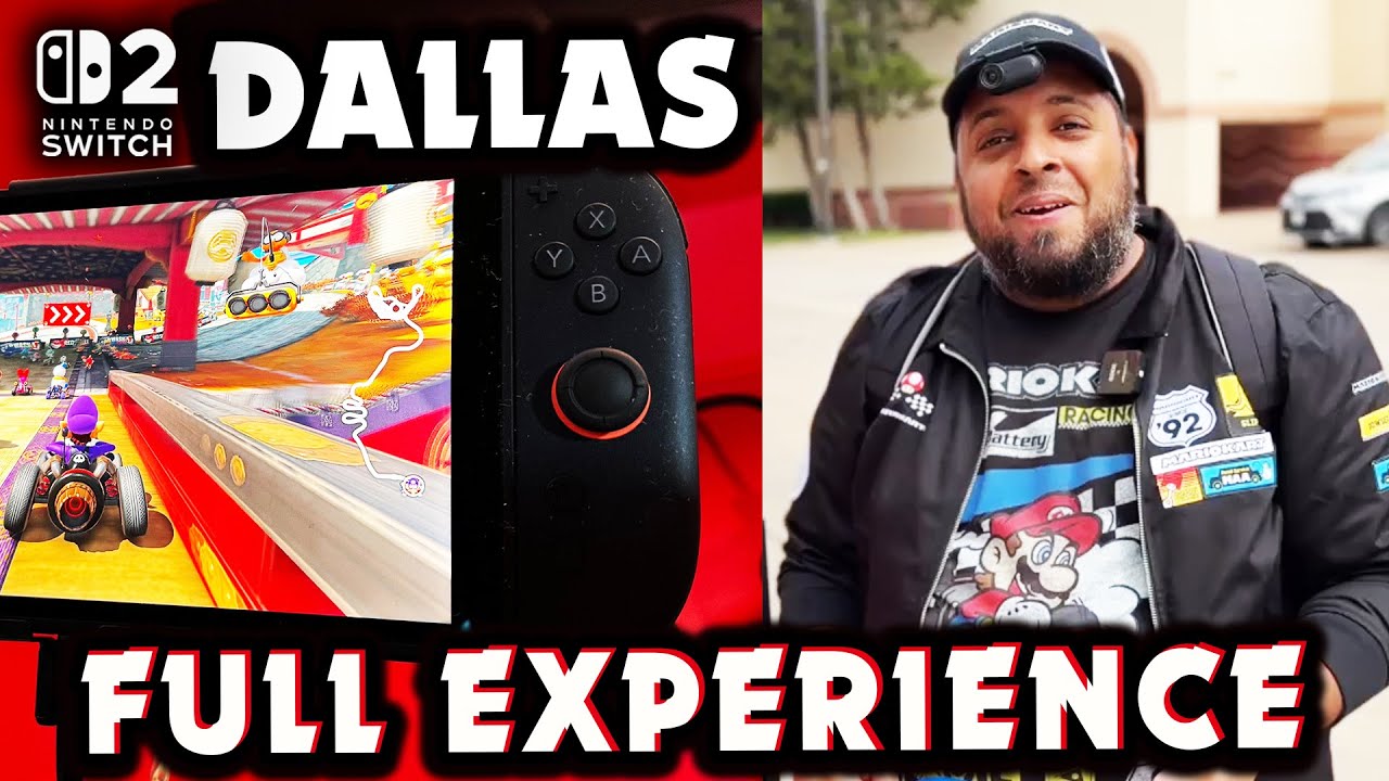 I Got My Hands on the Nintendo Switch 2! Insane Full Experience in Dallas!