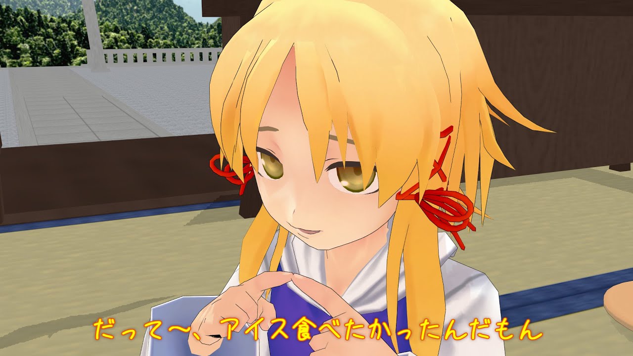 【東方MMD】すわこ様の帽子