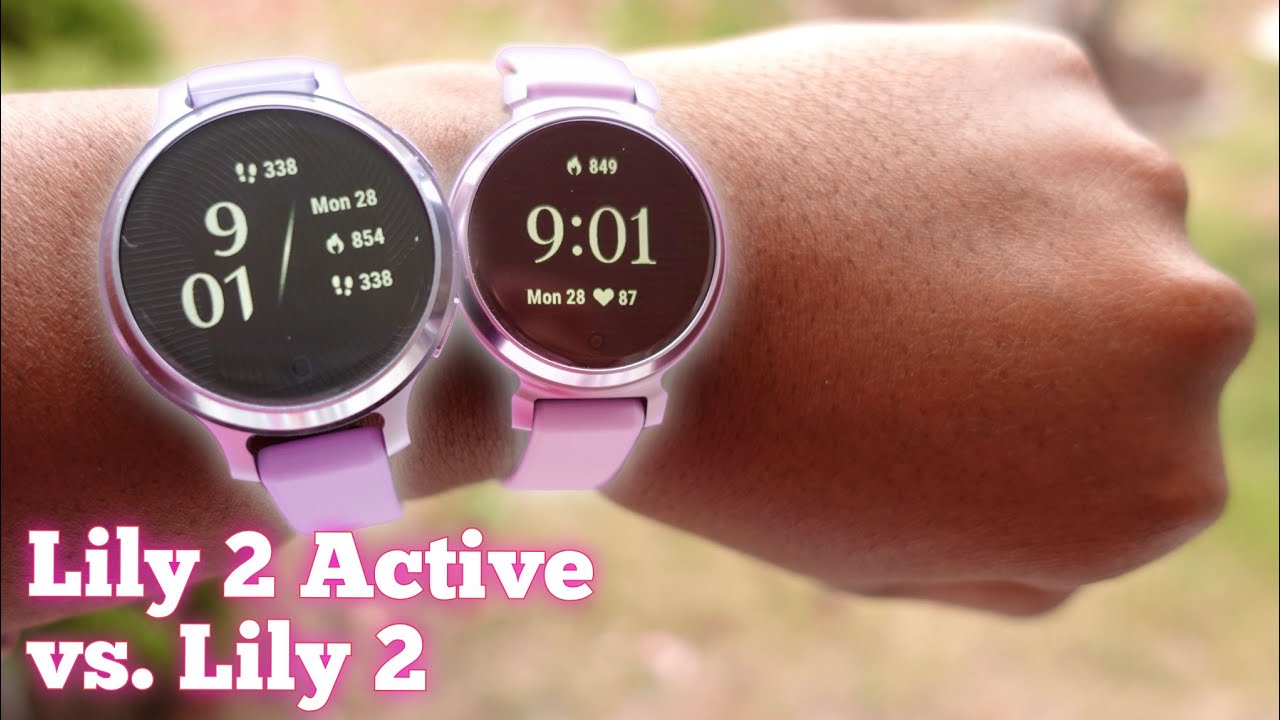 Garmin Lily 2 Active vs Lily 2