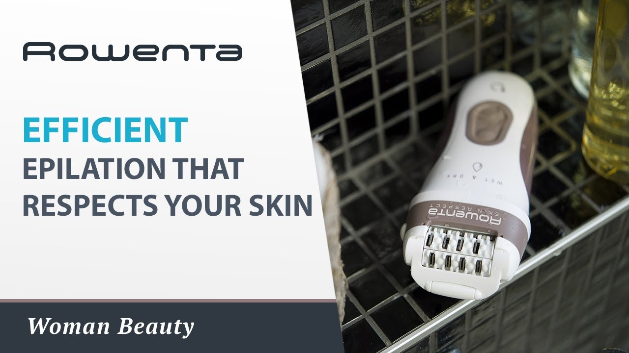 Skin Respect by Rowenta, an efficient epilation session that respects your skin