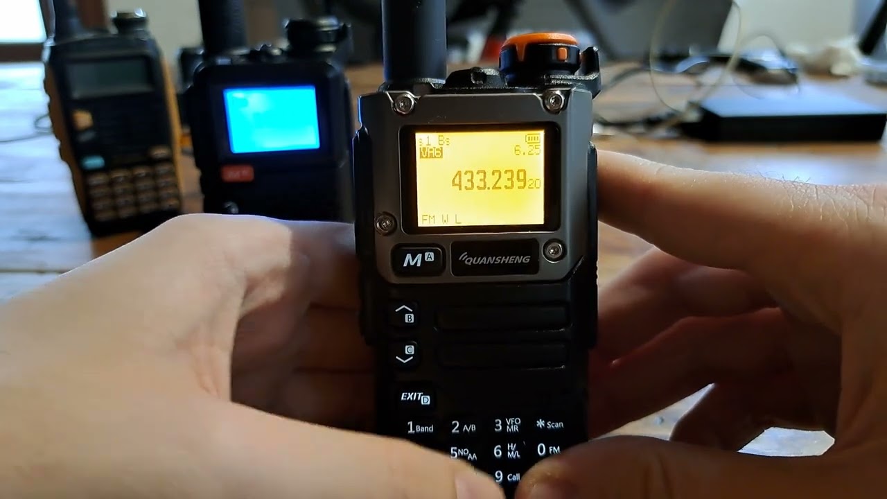 Quansheng UV-K5 spiegazione di tutte le funzioni e voci del menù con firmware modificato IJV MOD 2.9