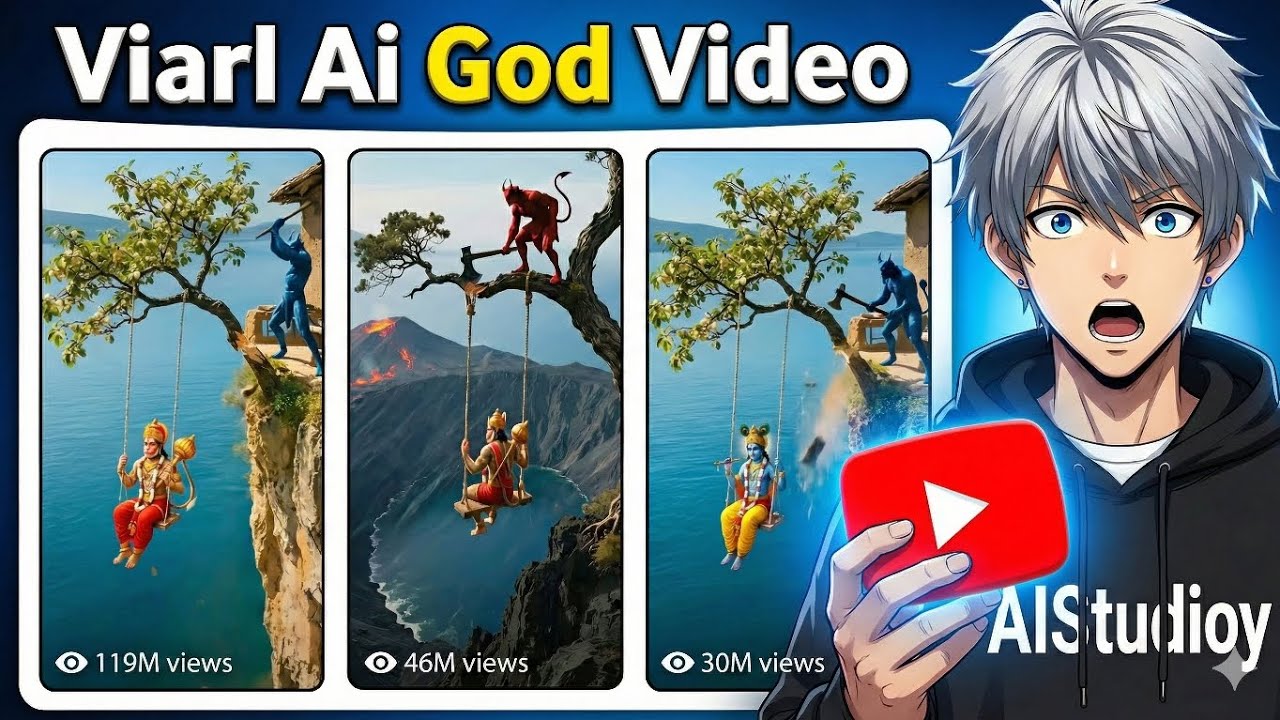 How to create viral God AI Video In 2026 | ai video kaise bnaaye | full Tutorial