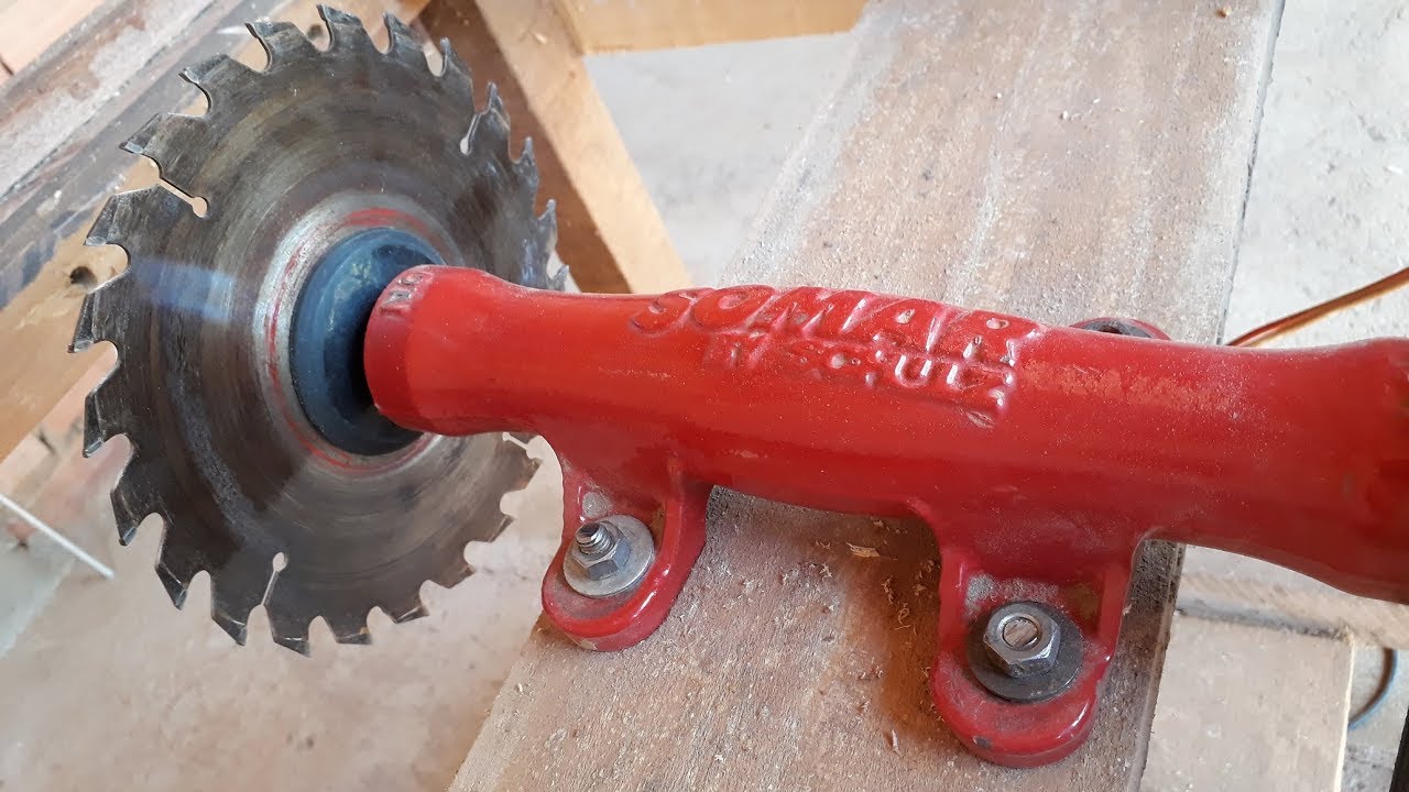 Serra Circular de Bancada Caseira - Home made Table Saw