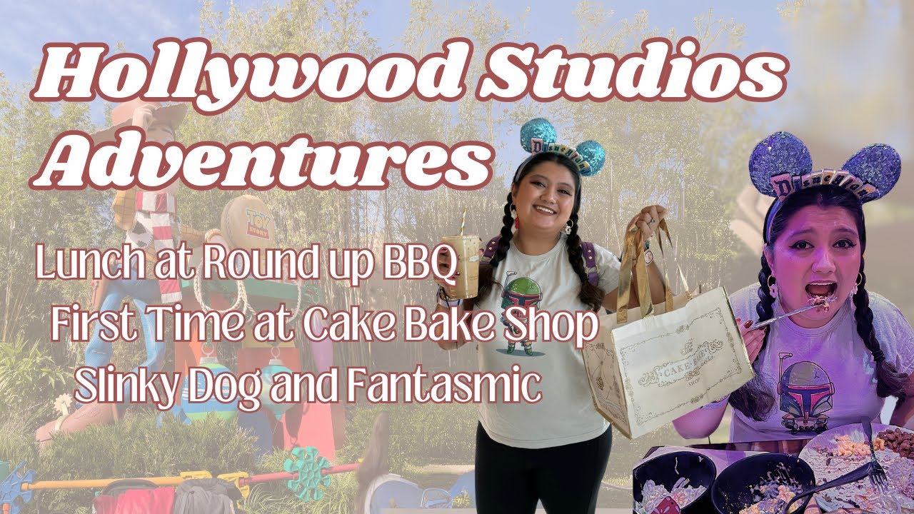 Hollywood Studios Adventure: Round Up BBQ, First Time at Cake Bake Shop and Fantasmic